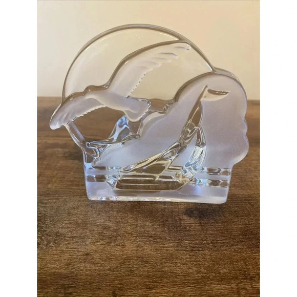 PartyLite Clear Seagull Tealight Holder P0510 – Mint ~ Retired - Picture 2 of 8